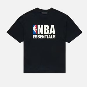 Fear of God Essentials x NBA T-Shirt Black | Fragment Clothing Streetwear