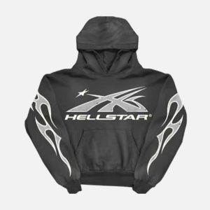 Hellstar Studios Sport Graphic Pullover Hoodie - Black | Fragment Clothing Streetwear