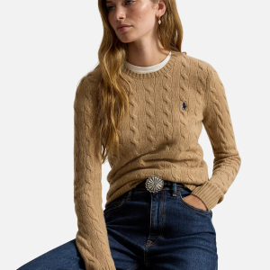 Cable Wool-Cashmere Crewneck Jumper Brown (Copy) | Fragment Clothing