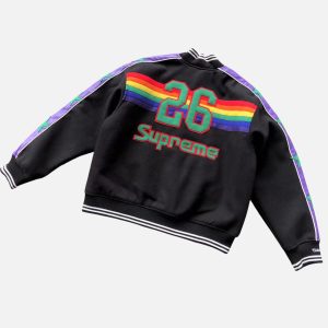 Supreme Mitchell & Ness NBA Denver Nuggets Varsity Jacket | Fragment Clothing