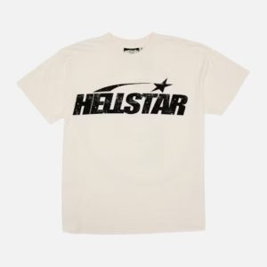 Hellstar Shooting Star Graphic T-Shirt - Off-White | Fragment Clothing Streetwear