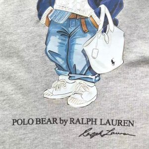 Polo Ralph Lauren Polo Bear Tee – Heather Grey | Fragment Clothing - View 2