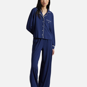 Jersey Long-Sleeve Pyjama Set Navy (Copy) | Fragment Clothing