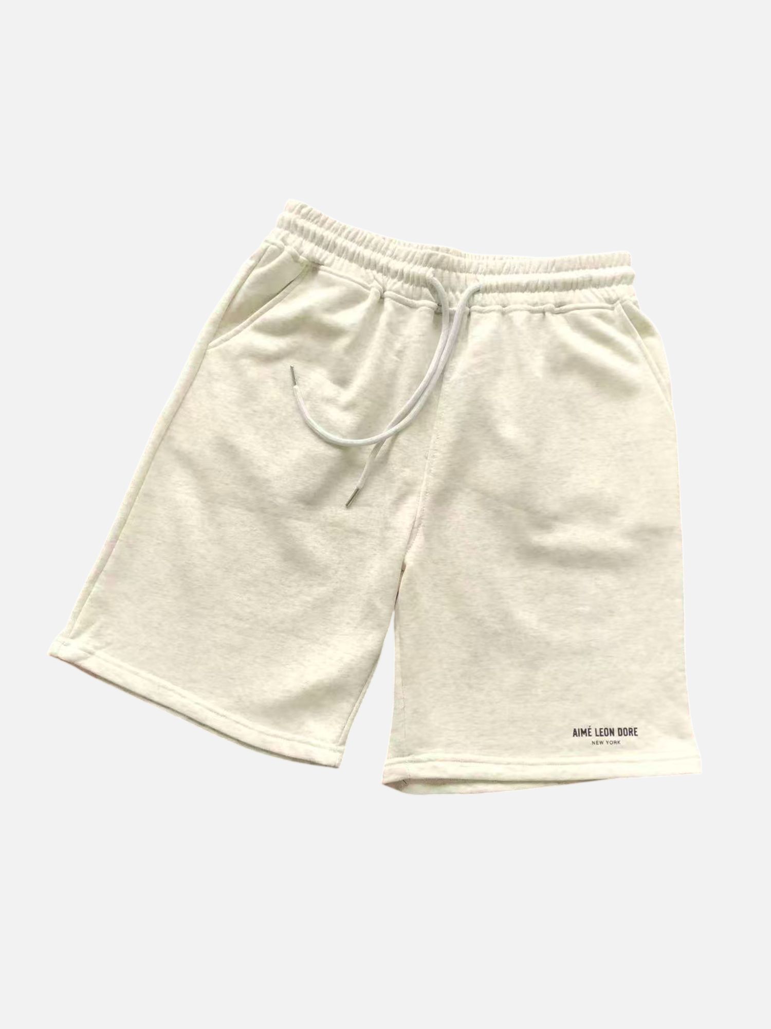 Aimé Leon Dore Cream Uniform Logo Shorts Aimé Leon Dore Cream Uniform Logo Shorts | Fragment Clothing