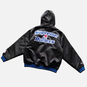 Supreme Mitchell & Ness Hardwood Classics Bullets Parka Jacket| Fragment Clothing