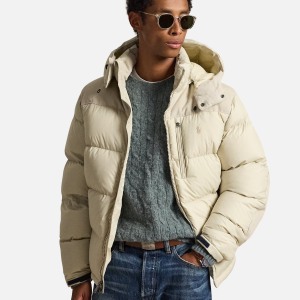 The Gorham Hybrid Down Jacket Beige (Copy) | Fragment Clothing