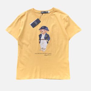 Polo Ralph Lauren Classic Fit Polo Bear T-Shirt - Yellow | Fragment Clothing