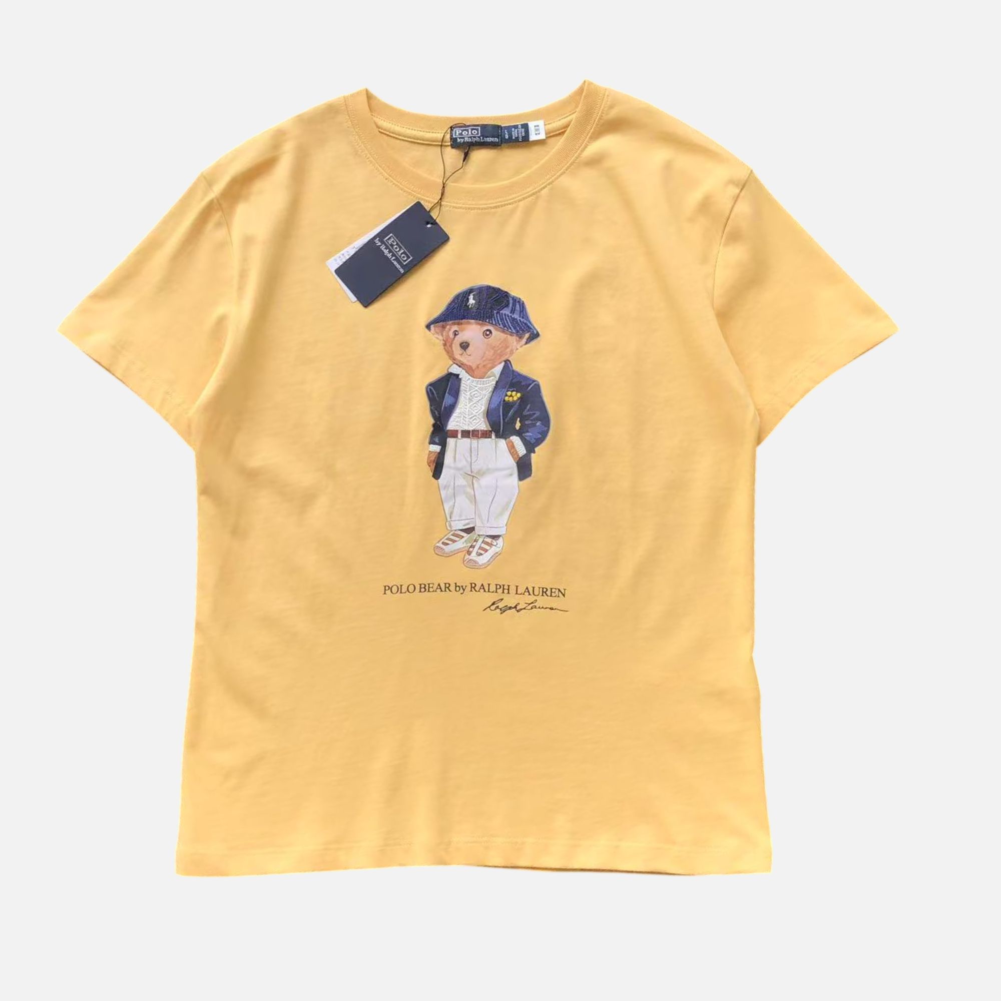Polo Ralph Lauren Classic Fit Polo Bear T-Shirt - Yellow Polo Ralph Lauren Classic Fit Polo Bear T-Shirt - Yellow | Fragment Clothing