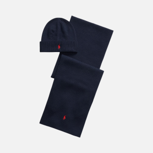 Wool Beanie & Scarf Gift Set Navy Blue (Copy) | Fragment Clothing