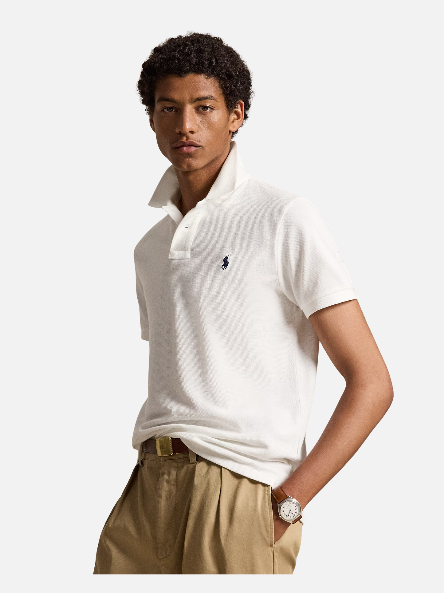 The Iconic Mesh Polo Shirt White The Iconic Mesh Polo Shirt White (Copy) | Fragment Clothing