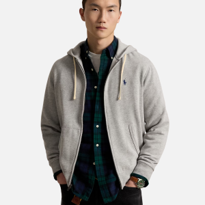 The RL Fleece Hoodie Zip Up Grey (Copy) | Fragment Clothing