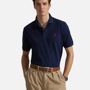 The Iconic Classic Fit Mesh Polo Navy (Copy) | Fragment Clothing