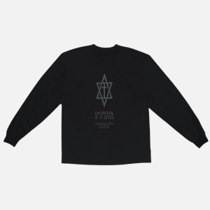Kanye West DONDA August 5 Listening Event L/S T-shirt Black (Copy) | Fragment Clothing