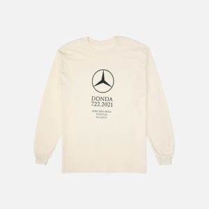 Kanye West DONDA Atlanta Listening Event L/S T-shirt White (Copy) | Fragment Clothing