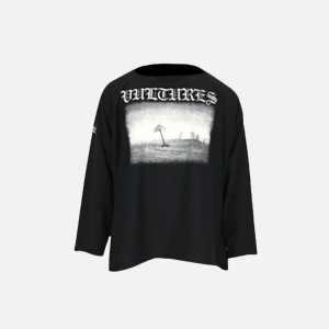 Yeezy Vultures Long T Black | Fragment Clothing
