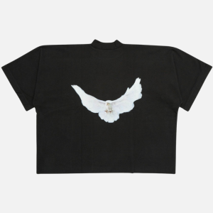 Kanye West VULTURES Korea Exclusive T-shirt Black | Fragment Clothing - View 2
