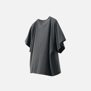 Yeezy Gap Dove Padded Heavy Fleece Tee Black | Fragment Clothing - View 2