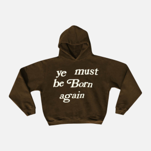 Cactus Plant Flea Market Born Again Hooded Sweatshirt Brown (Copy) | Fragment Clothing